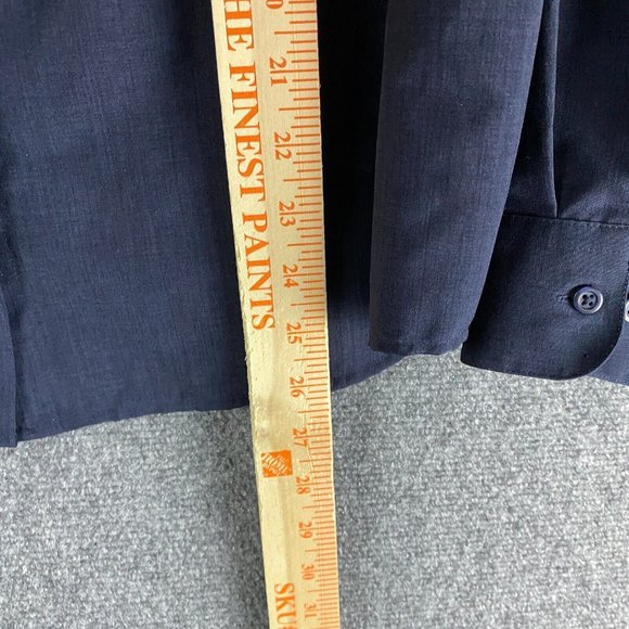 Doc & Amelia by Cintas Button Up Top Large Women's Blue 100% Polyester L - Picture 5 of 11